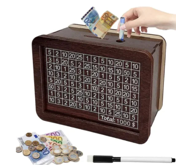 Wooden Piggy Bank – Stylish & Functional Savings for All Ages