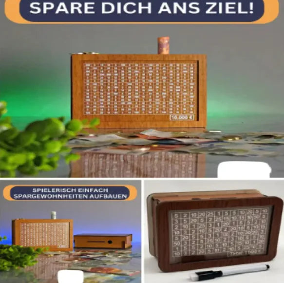 Wooden Piggy Bank – Stylish & Functional Savings for All Ages