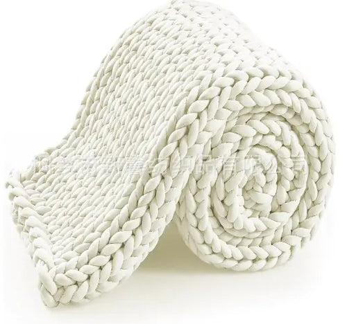 Mysleephero© Premium Weighted Blanket – 100% Cotton One-Piece Design for Deep, Restful Sleep