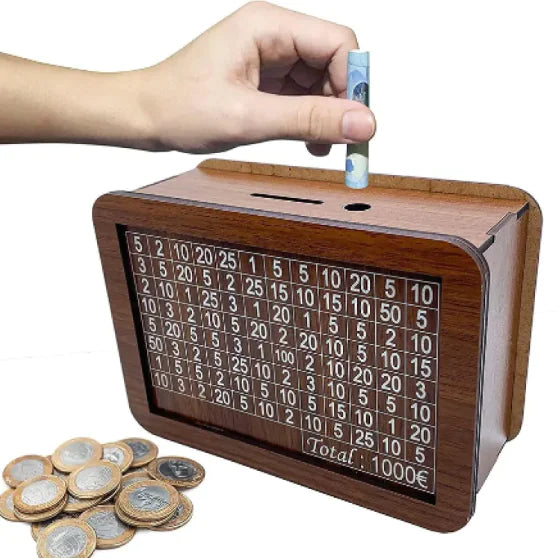 Wooden Piggy Bank – Stylish & Functional Savings for All Ages