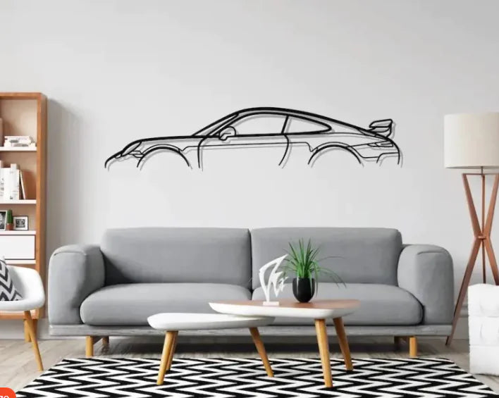 Sports Car Wall Decor – Sleek Automotive Art for Home & Office