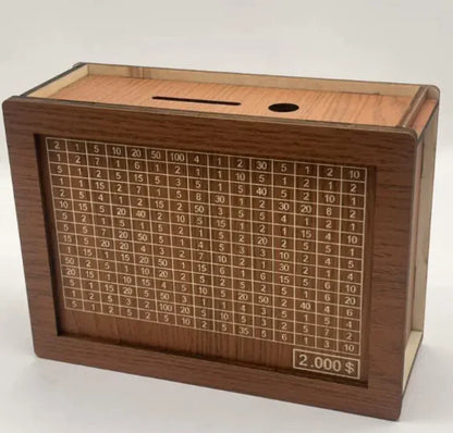 Wooden Piggy Bank – Stylish & Functional Savings for All Ages