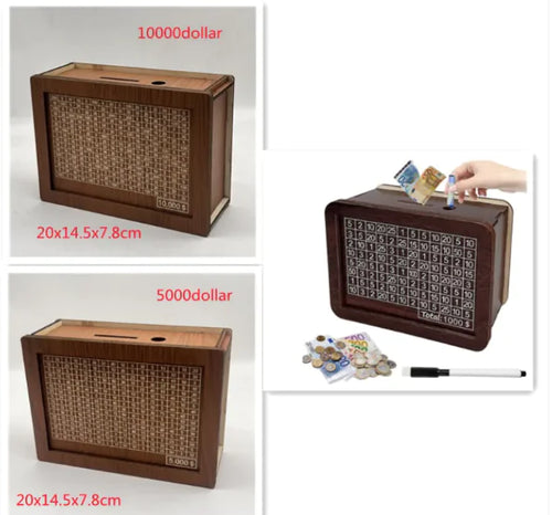 Wooden Piggy Bank – Stylish & Functional Savings for All Ages