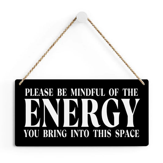 Black Room Decor Spiritual Decor Meditation Room Decor Inspirational Spa Decor Positive Affirmations Wall Decor Wood Plaque Sign Hanging Door Sign Home Office Yoga Room Decor