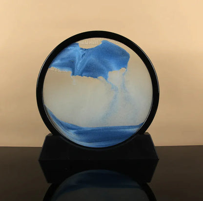 Quicksand Hourglass Motion Art – Relaxing & Mesmerizing Desk Decor